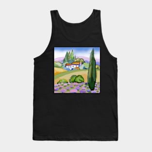 Orange Valley Tank Top